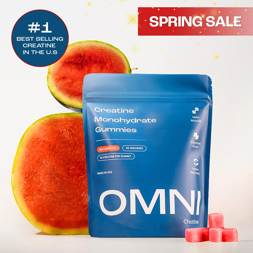 Daily Creatine Monohydrate Gummies, Watermelon Flavor | OMNI Creatine