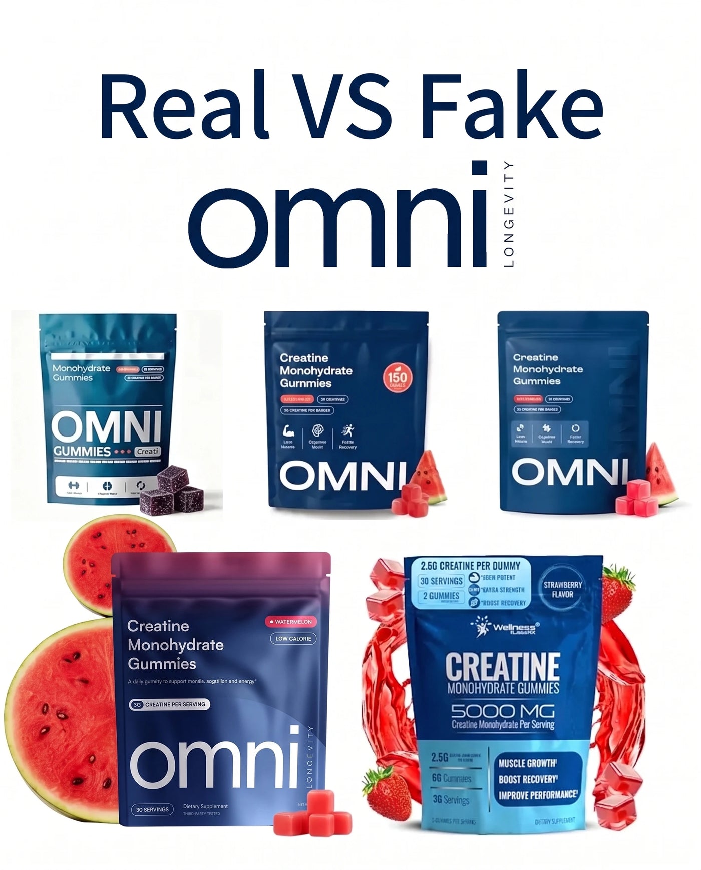 5 ways to tell if your creatine gummies are real or fake